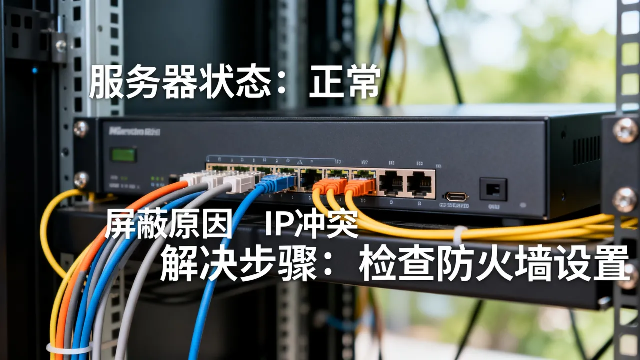 服务器为什么会被屏蔽，服务器被屏蔽怎么解决