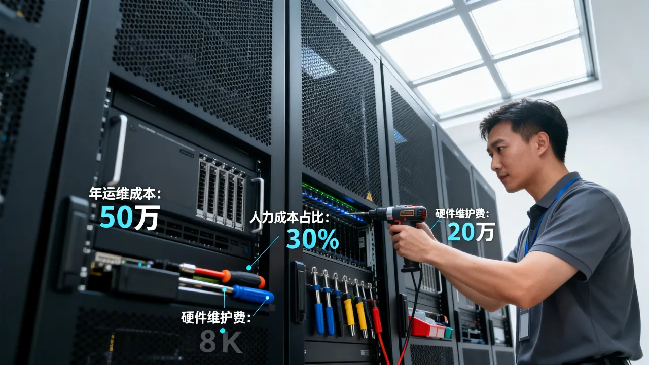 服务器运维成本分析怎么做，服务器运维一年需要多少钱？
