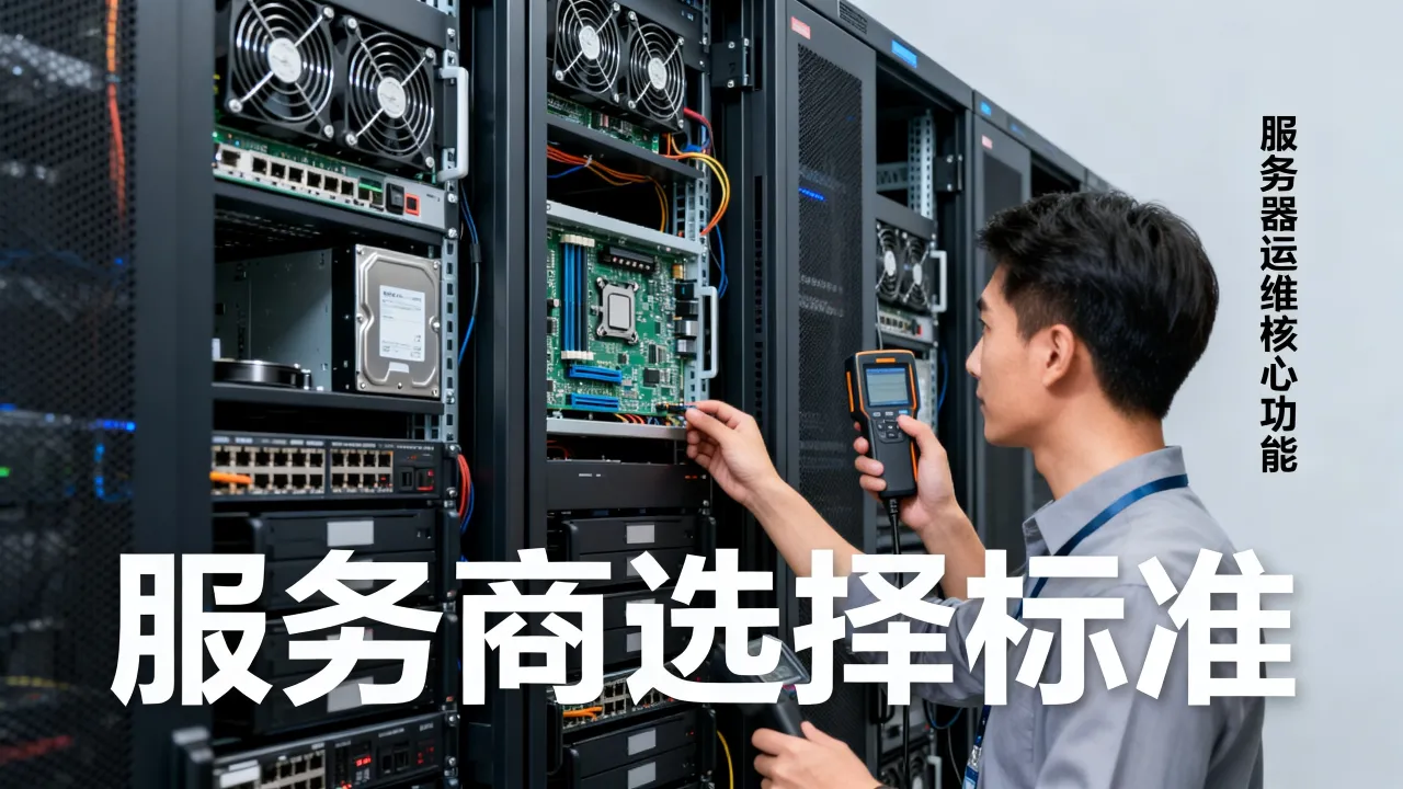 运维服务器作用是什么，企业怎么选择服务器运维服务商？