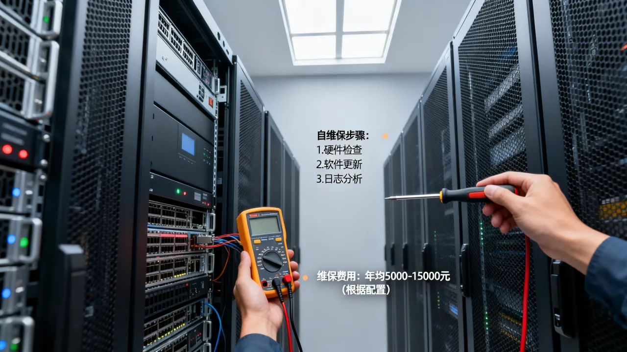 服务器自维保怎么做，服务器维保费用一年多少钱？