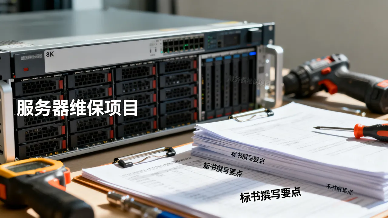 服务器维保项目标书怎么写？服务器维保投标书范本