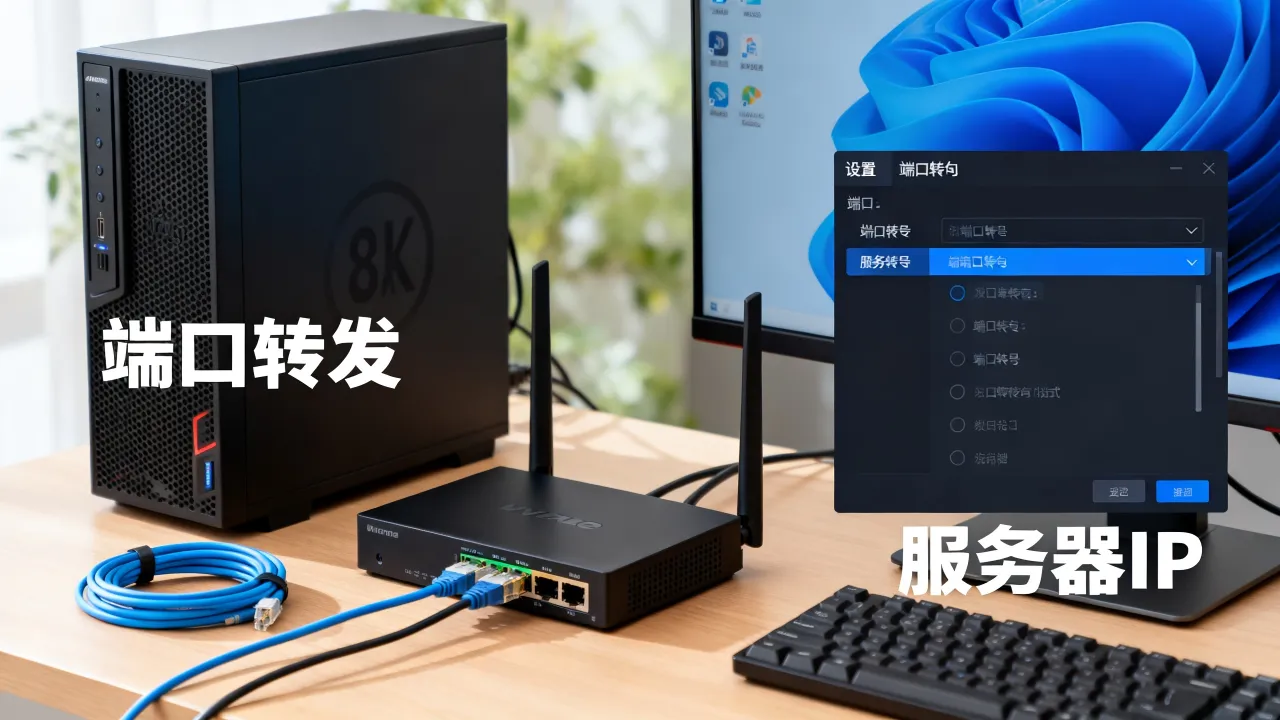 服务器ip为什么要做端口转发，端口转发怎么设置？