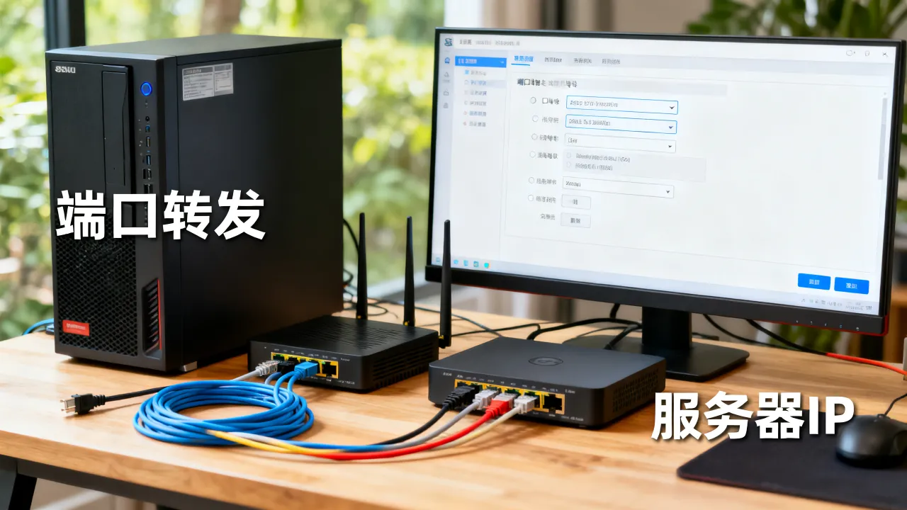 服务器ip为什么要做端口转发，端口转发怎么设置？