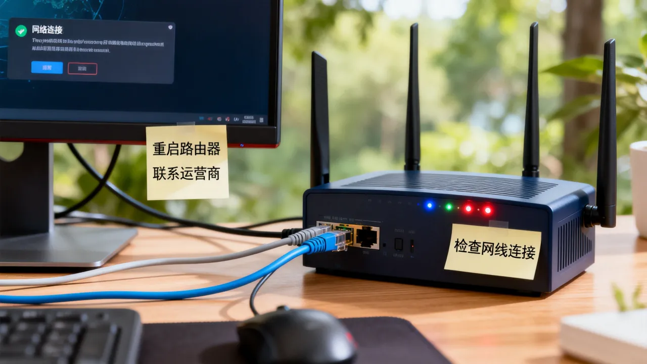 宽带服务器有问题怎么解决?宽带连接服务器失败原因及排查方法