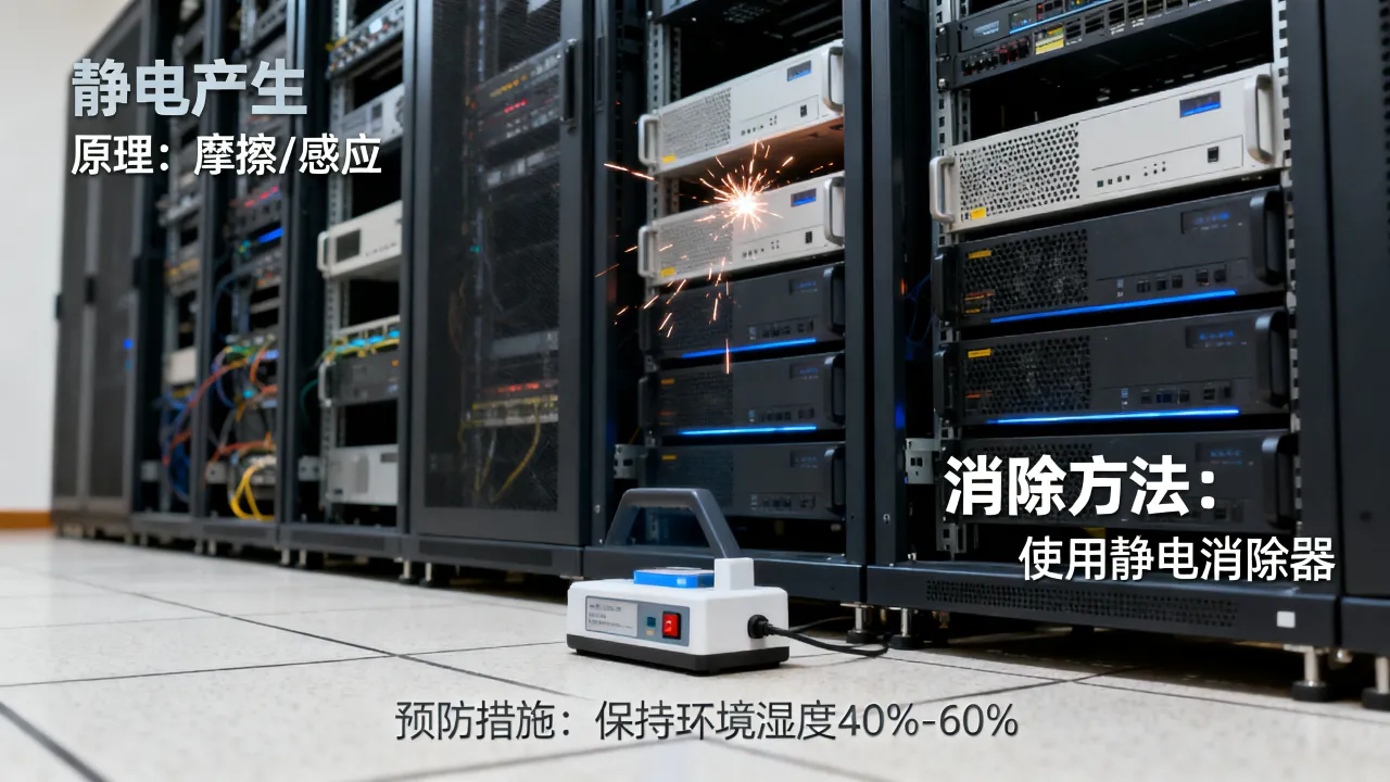 服务器为什么会有静电，服务器静电怎么消除和预防？