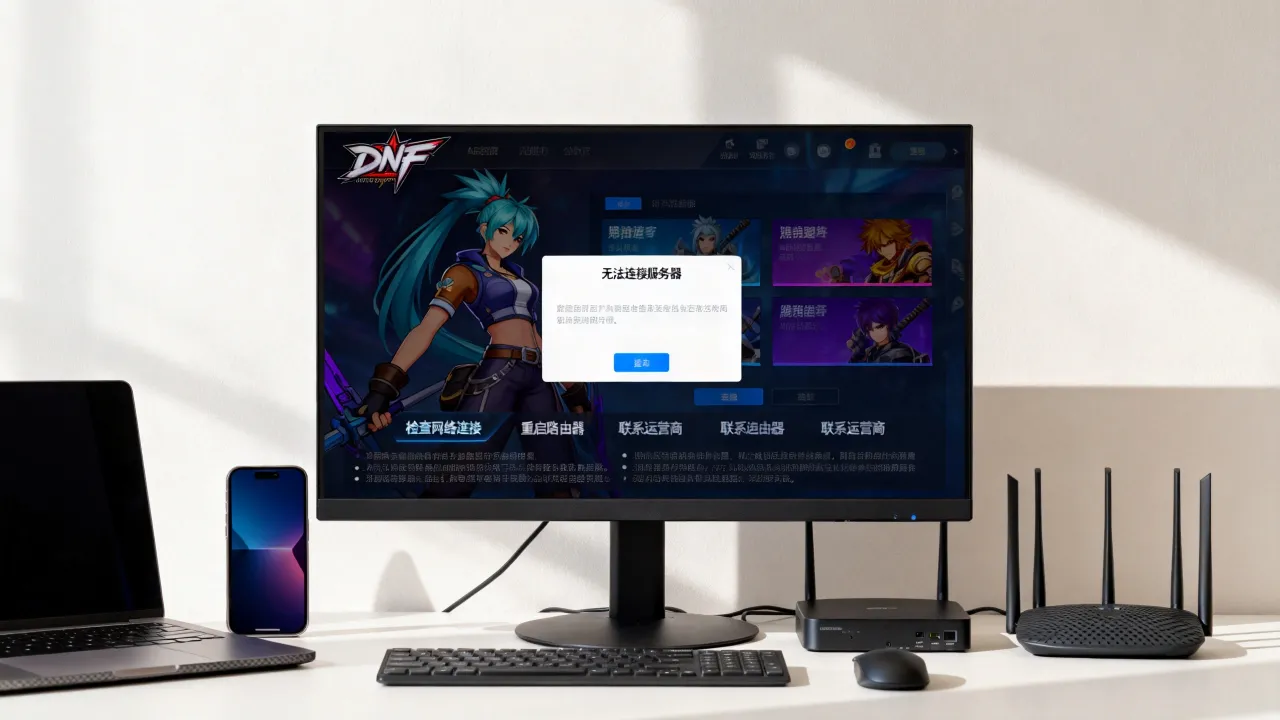 dnf为什么显示无法连接服务器失败,无法连接服务器怎么解决 dnf为什么显示无法连接服务器失败,无法连接服务器怎么解决