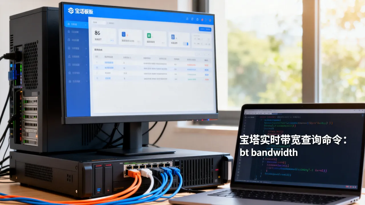 宝塔面板怎么看服务器网速?宝塔实时带宽查询命令是什么? 宝塔面板怎么看服务器网速?宝塔实时带宽查询命令是什么?