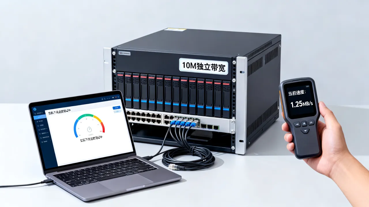 服务器10M独立带宽最大网速是多少,实际下载速度怎么测 服务器10M独立带宽最大网速是多少,实际下载速度怎么测