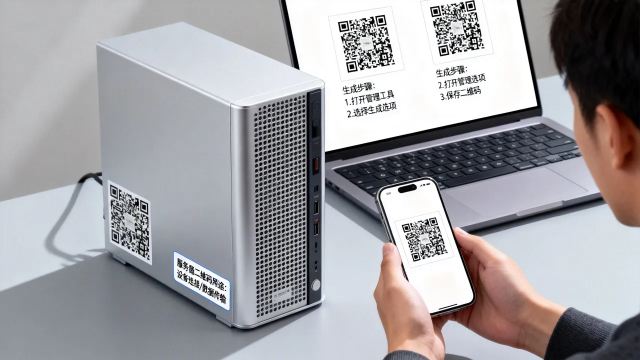 服务器二维码有什么用,怎么生成服务器二维码?