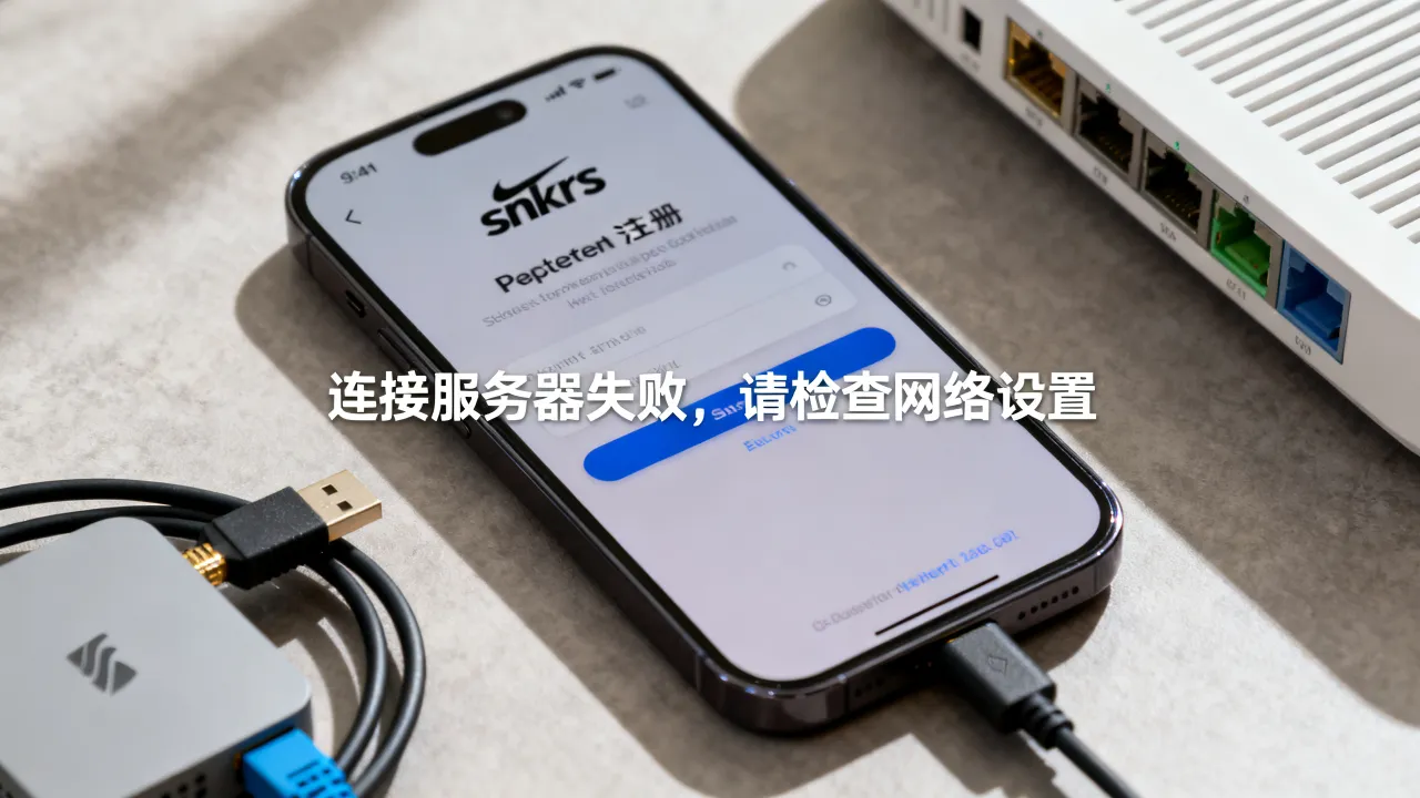 为什么snkrs注册连接服务器,连接服务器失败怎么解决?