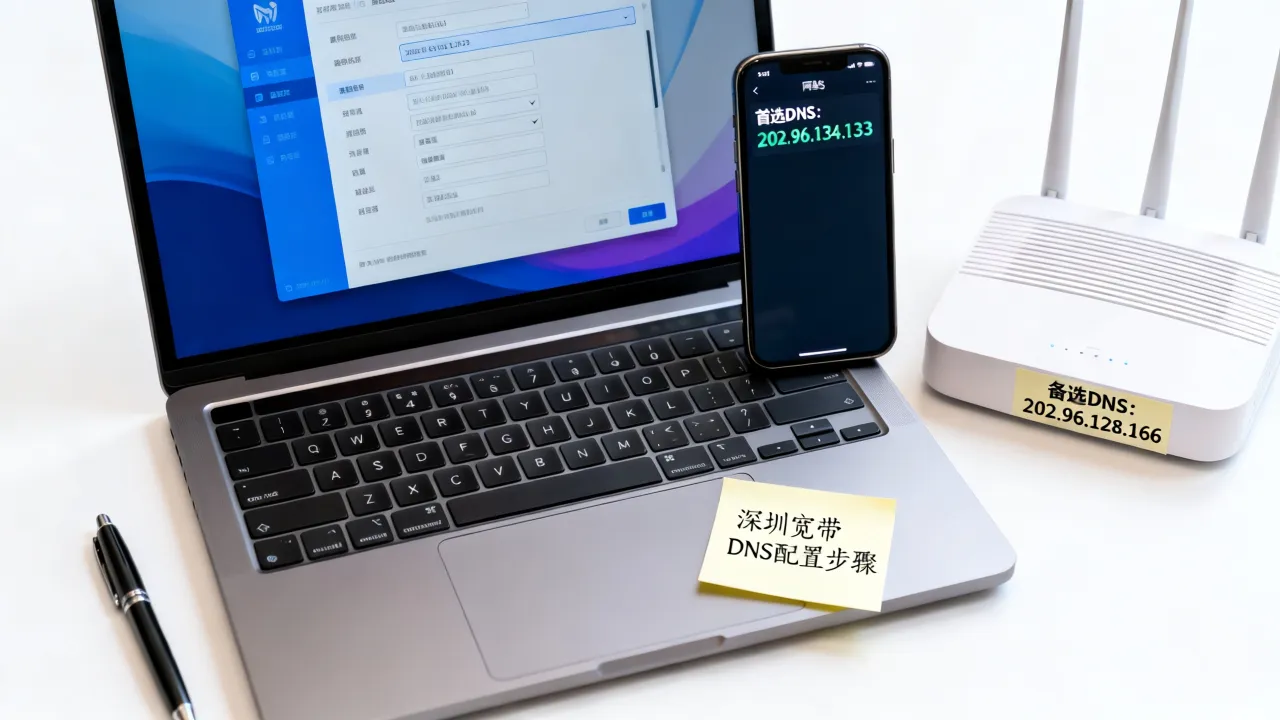 深圳宽带首选dns服务器怎么填，最佳配置方法是什么？
