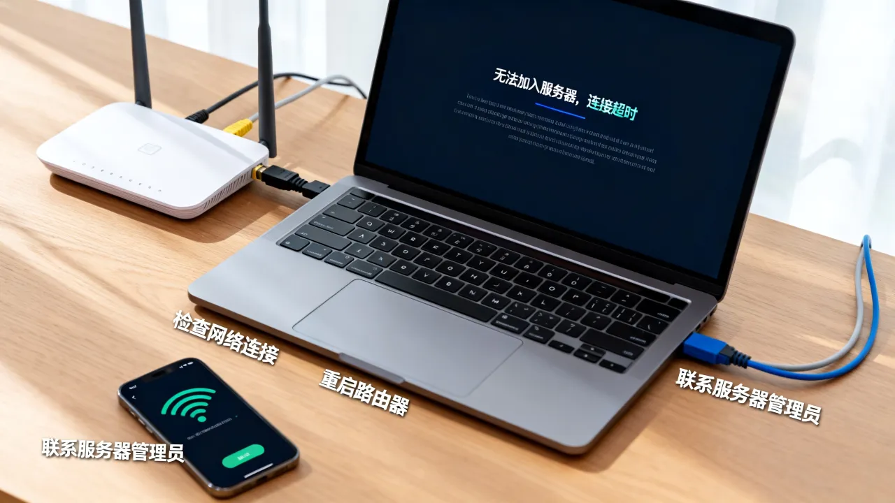 为什么无法加入服务器，连接超时怎么办？