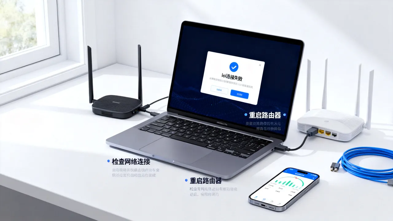 为什么lol一直连接不到服务器，网络故障怎么解决？