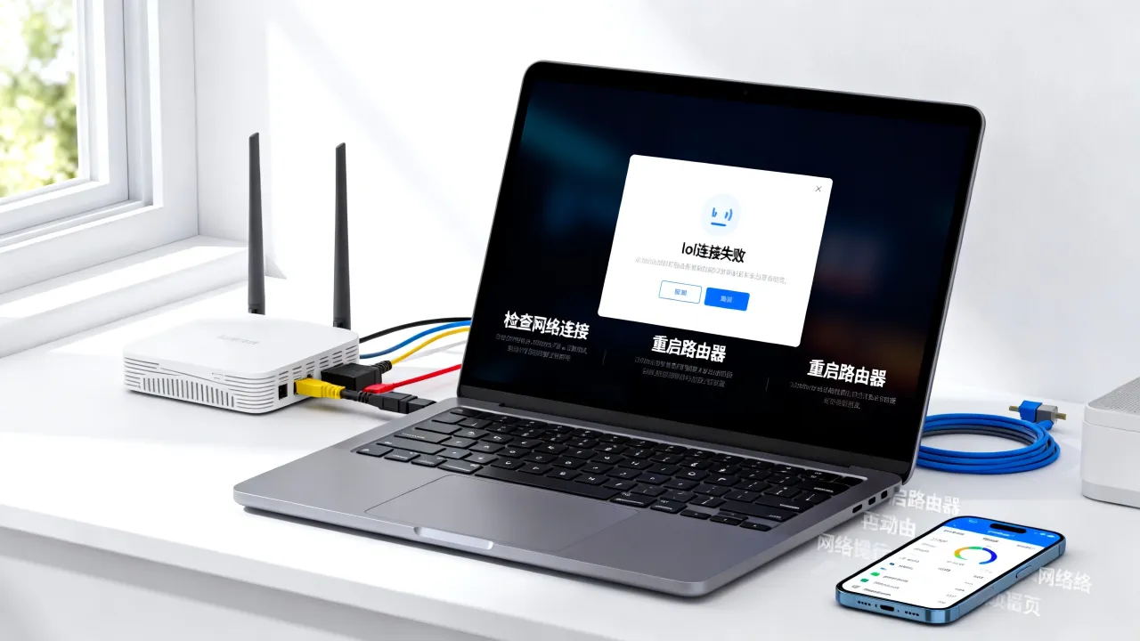 为什么lol一直连接不到服务器，网络故障怎么解决？