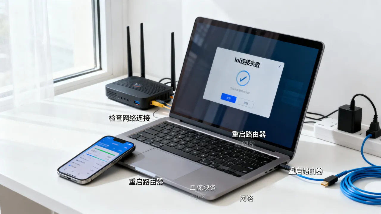 为什么lol一直连接不到服务器，网络故障怎么解决？