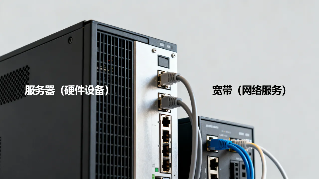 服务器是不是宽带，服务器和宽带有什么区别