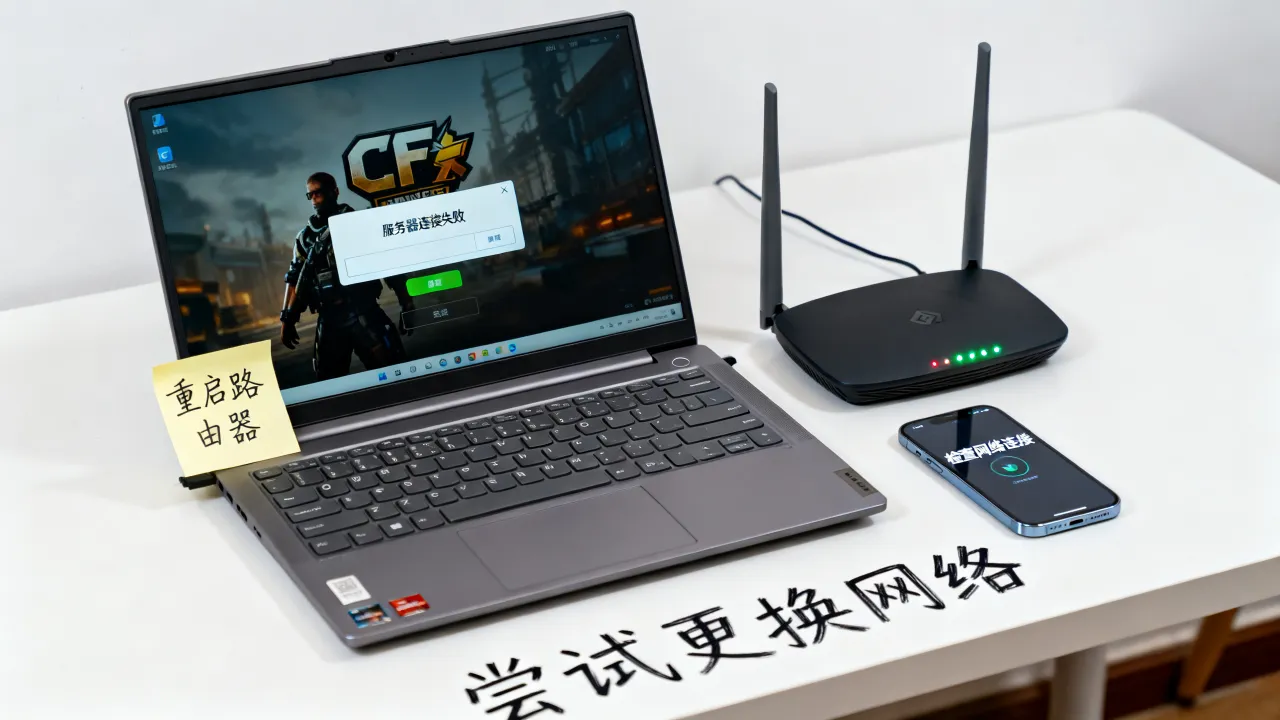 CF为什么服务器连接失败怎么办，穿越火线服务器连不上怎么解决