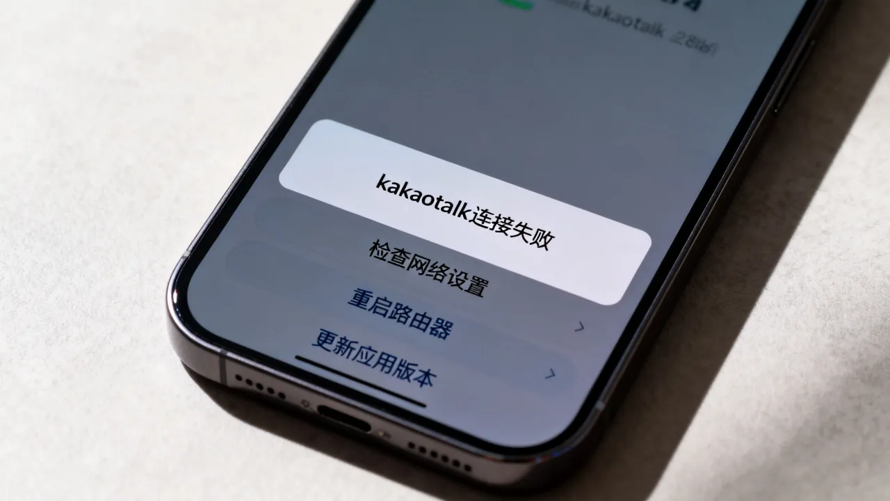 kakaotalk为什么连接不了服务器，连接失败怎么解决？