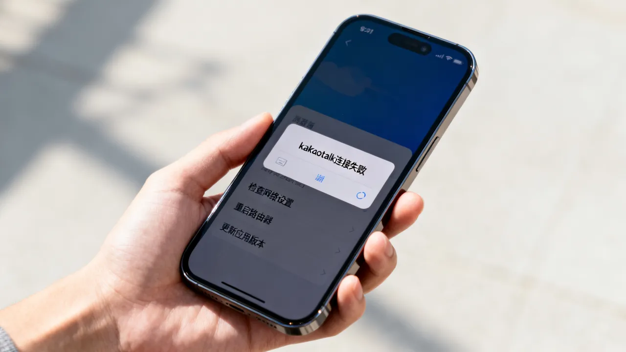 kakaotalk为什么连接不了服务器，连接失败怎么解决？