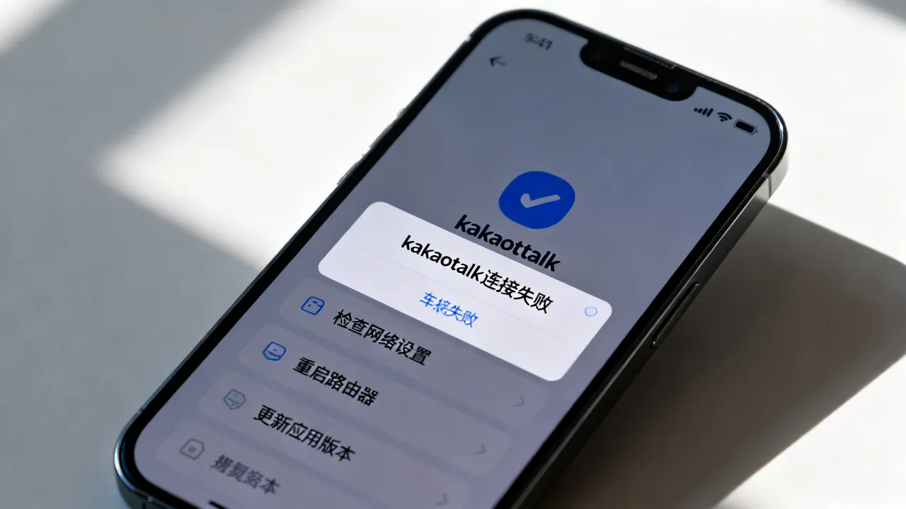 kakaotalk为什么连接不了服务器，连接失败怎么解决？