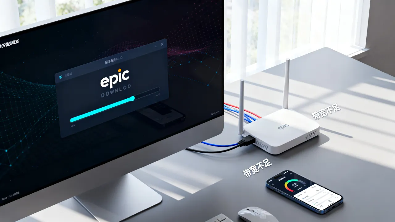 为什么epic服务器下得很慢，epic下载速度慢怎么办