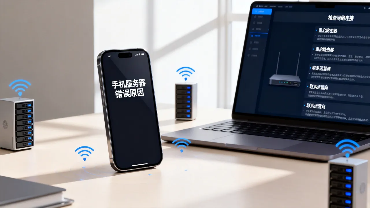 手机服务器错误为什么？手机服务器错误怎么解决？