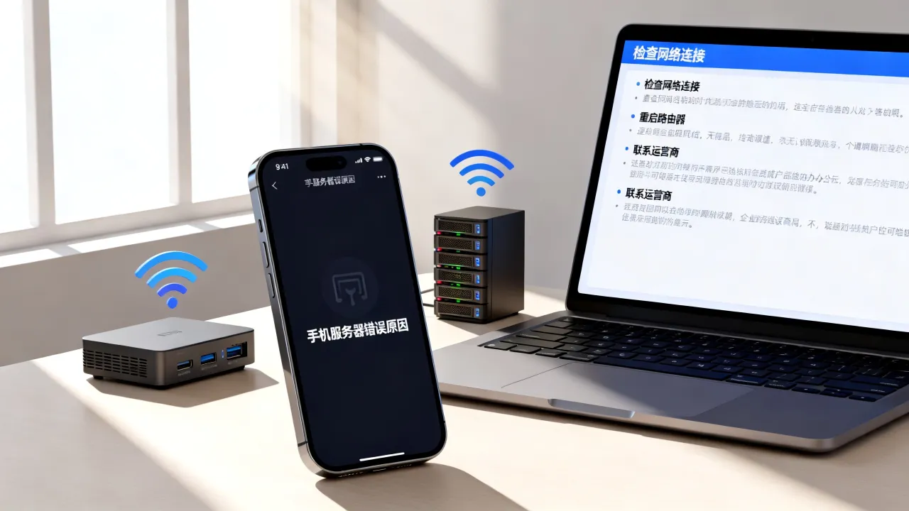 手机服务器错误为什么？手机服务器错误怎么解决？