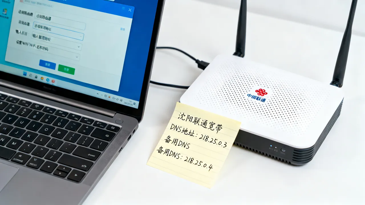 沈阳联通宽带服务器怎么设置，沈阳联通宽带DNS地址是多少？