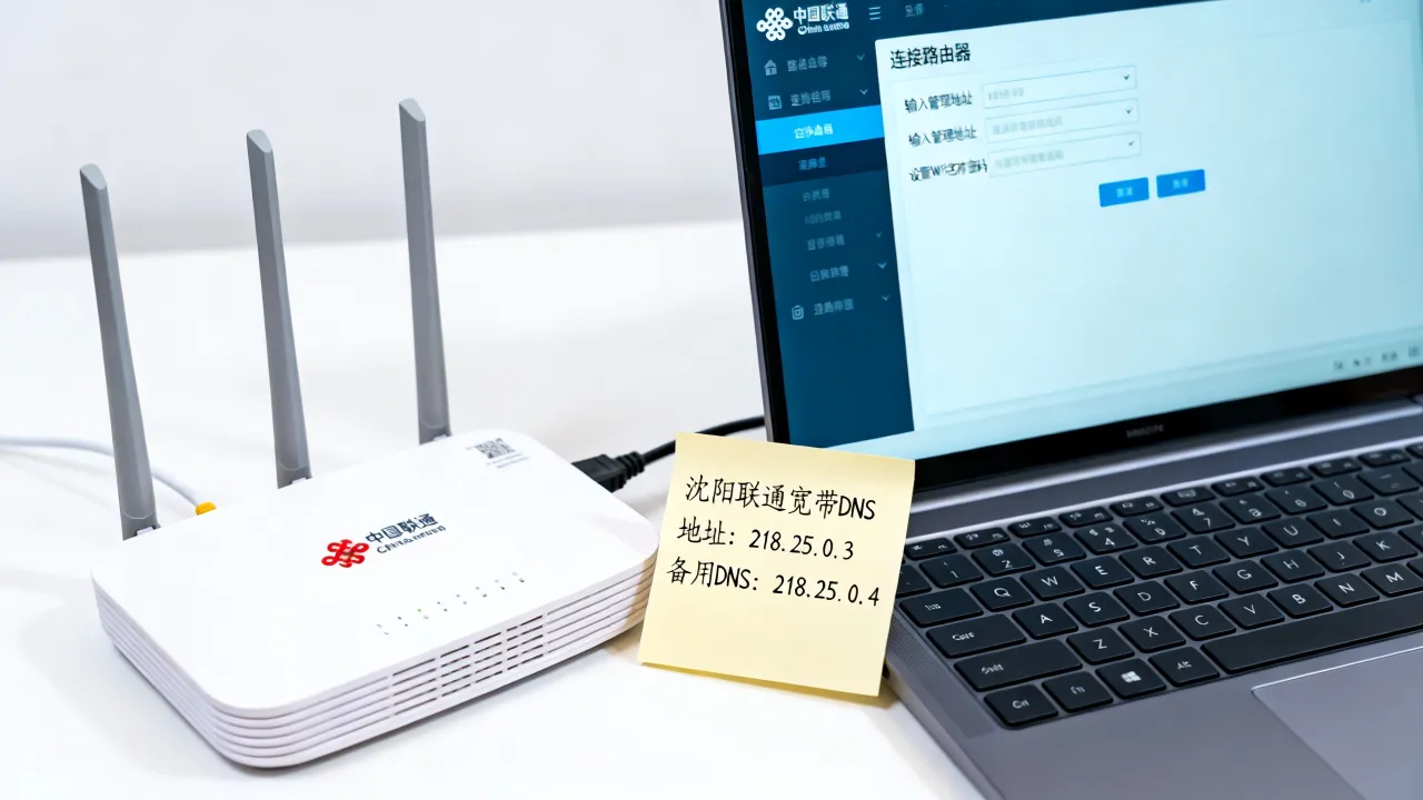 沈阳联通宽带服务器怎么设置，沈阳联通宽带DNS地址是多少？