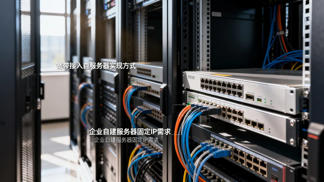 宽带接入自服务器怎么实现？企业自建服务器需要固定IP吗？