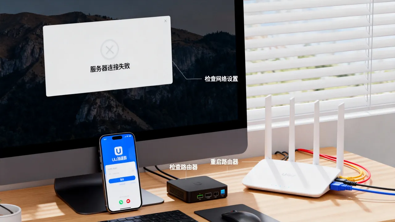 为什么uu加速器登陆服务器失败，怎么解决？