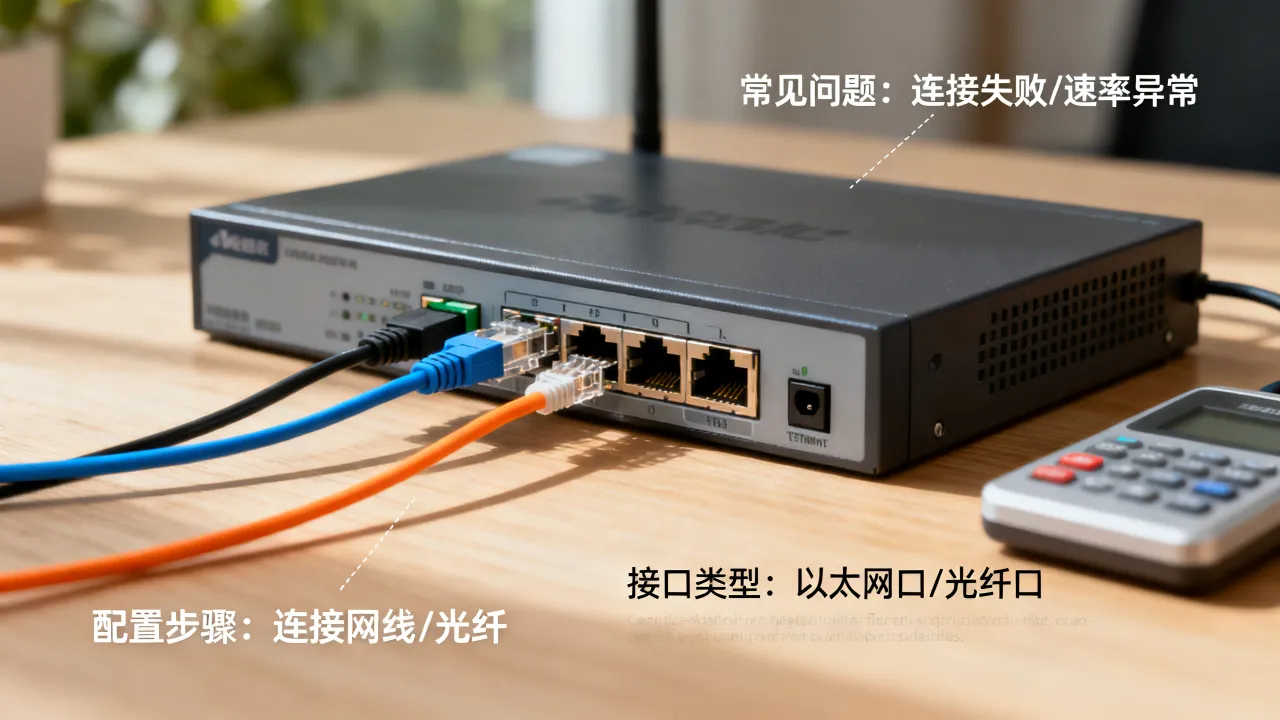 宽带接入服务器接口是什么？怎么配置及常见问题排查