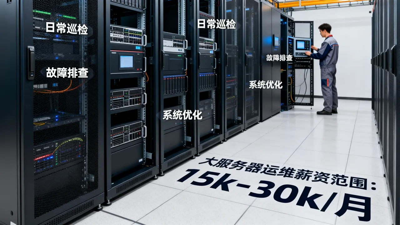服务器运维是做什么的？大服务器运维工资一般多少？