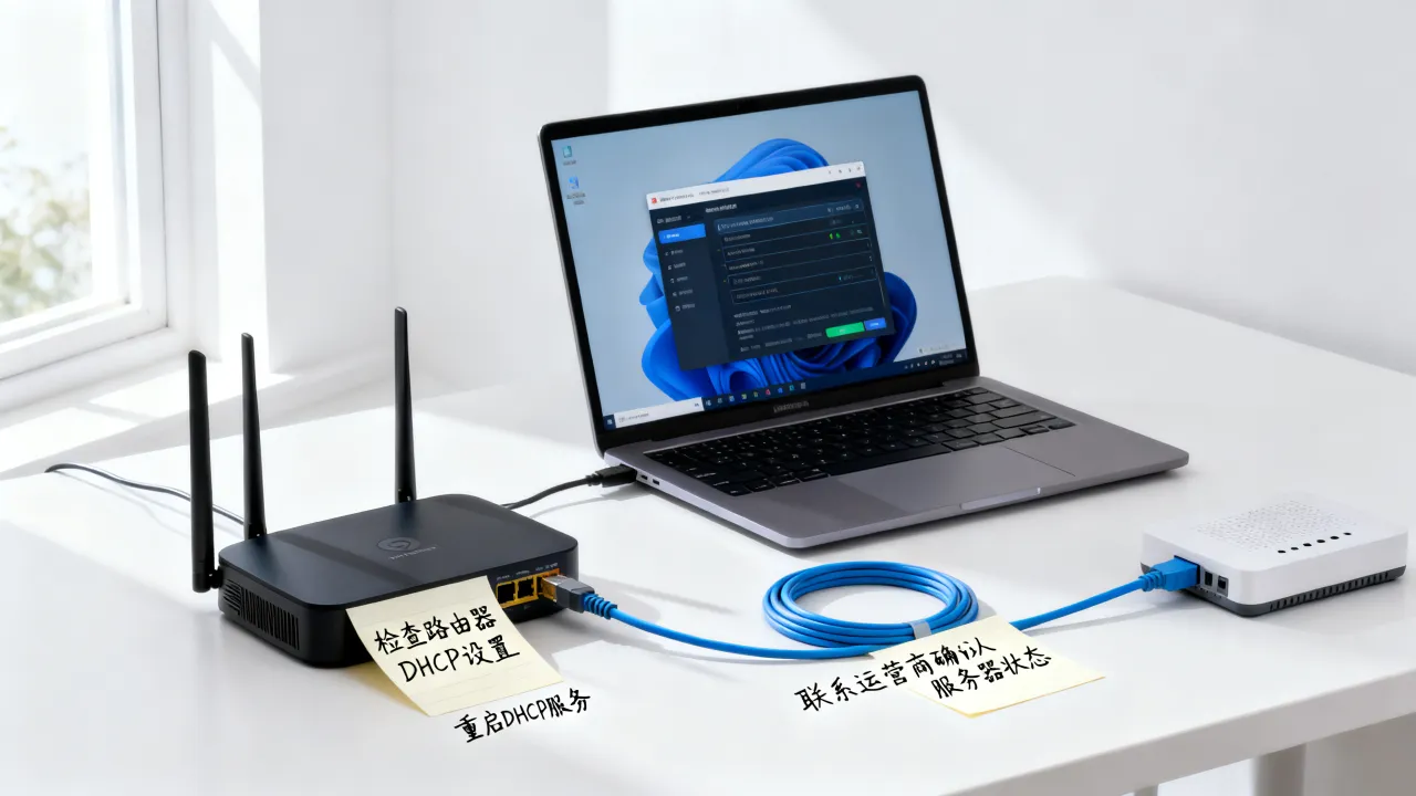 宽带无法访问DHCP服务器怎么解决，DHCP无响应无法上网怎么办