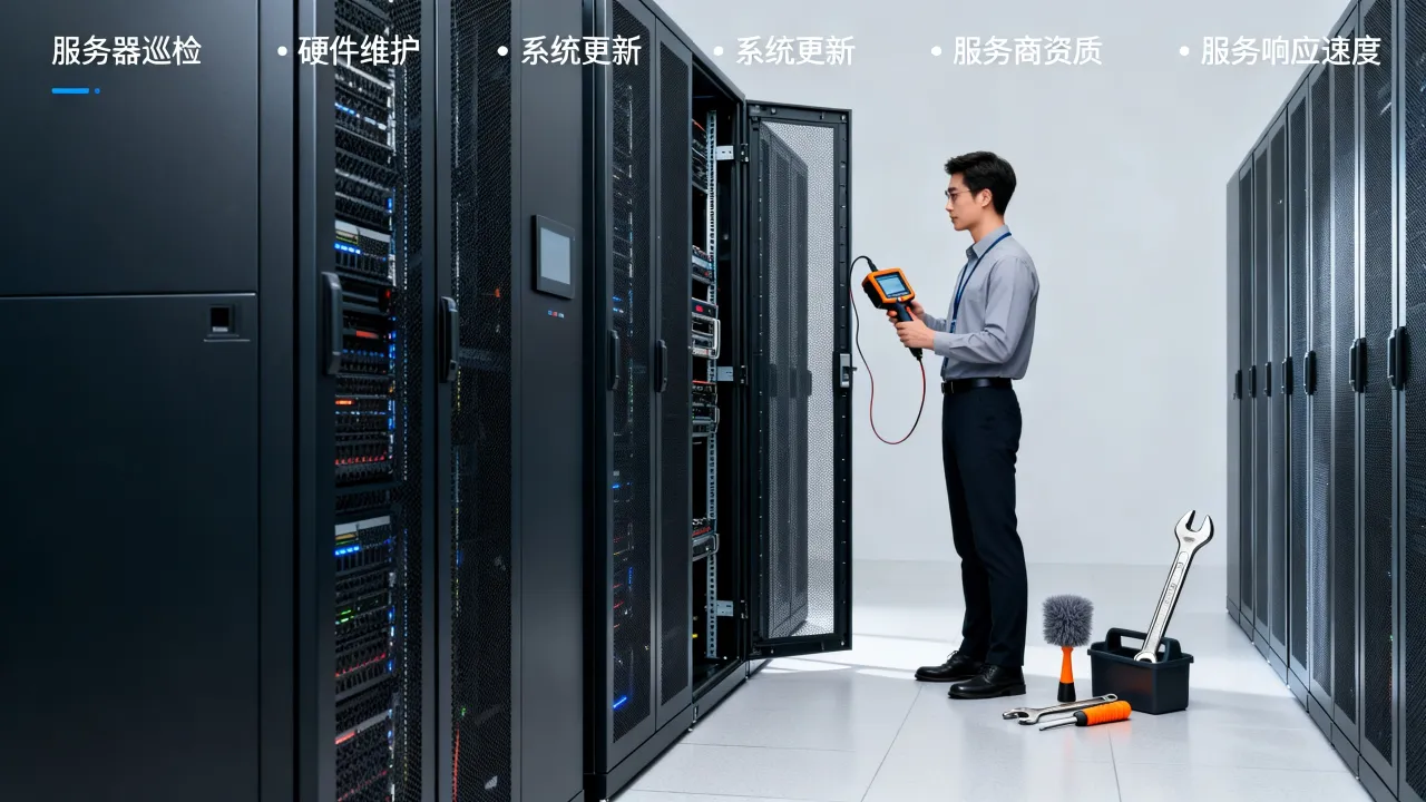 机房服务器维保需求包括哪些？，如何选择靠谱服务商？