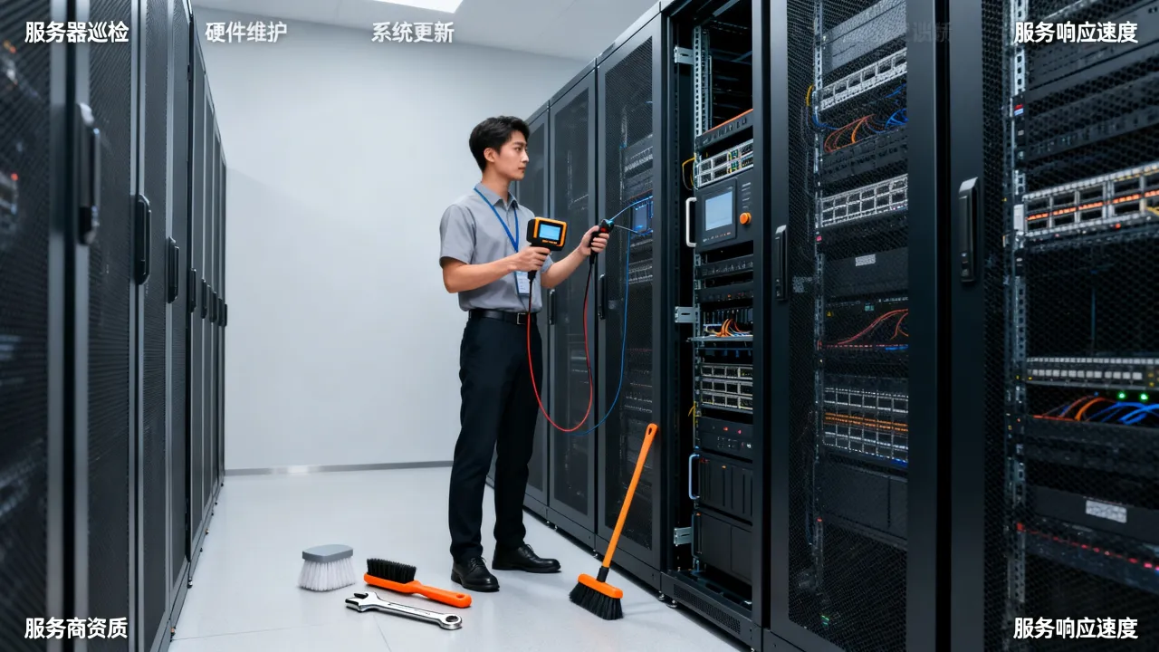 机房服务器维保需求包括哪些？，如何选择靠谱服务商？