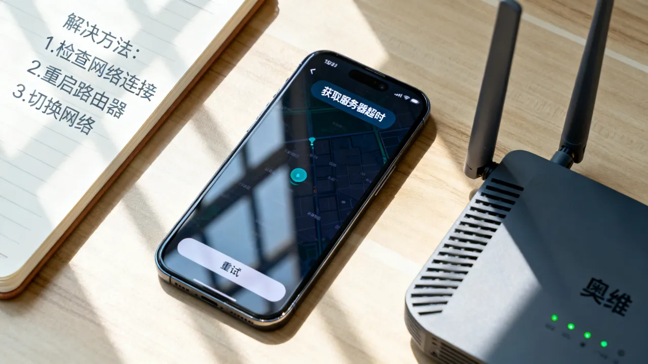 奥维地图获取服务器超时怎么办，解决超时连接失败的方法