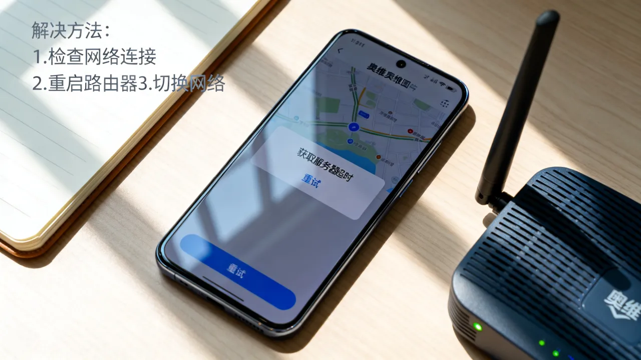 奥维地图获取服务器超时怎么办，解决超时连接失败的方法