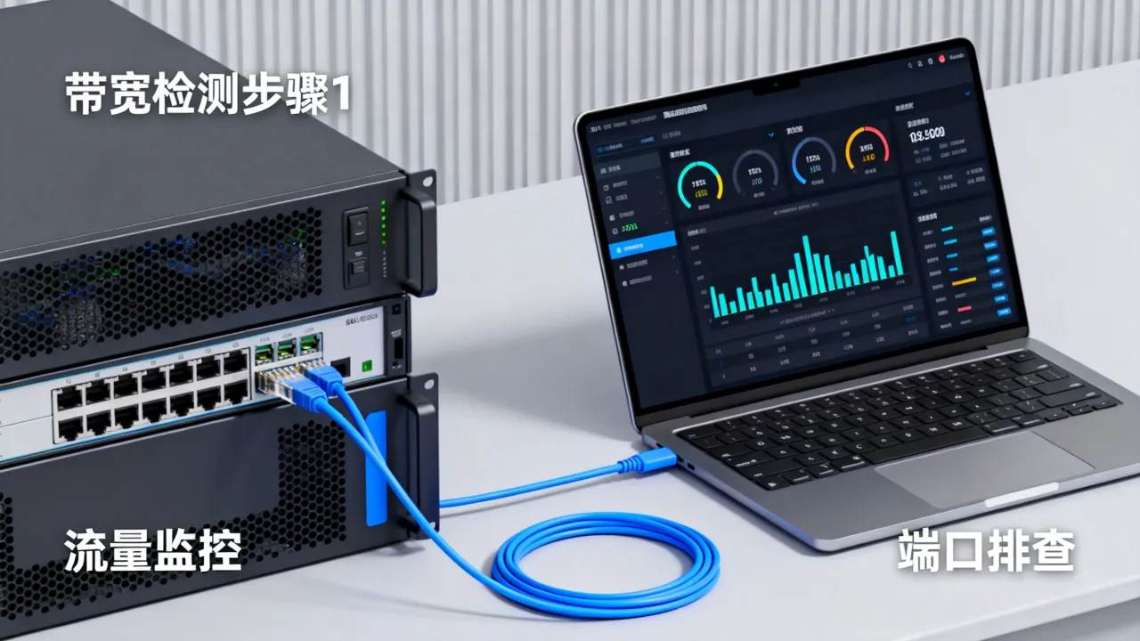 如何检查服务器宽带，服务器带宽跑满怎么排查？