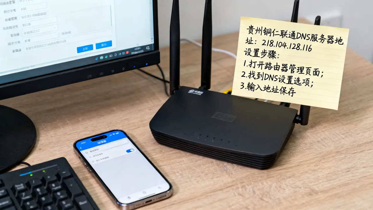 贵州铜仁联通宽带DNS服务器地址是多少，铜仁联通DNS怎么设置