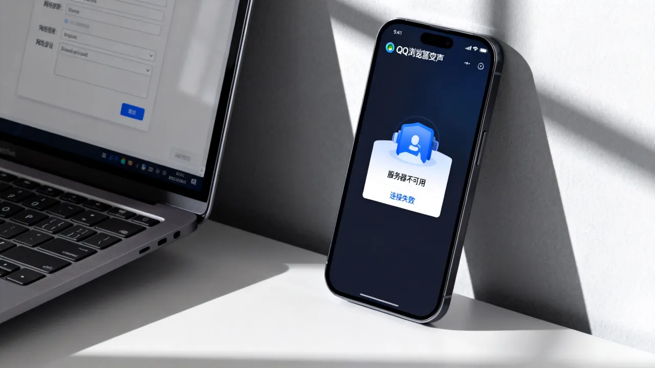 QQ浏览器变声为什么服务器不可用，是什么原因导致连接失败