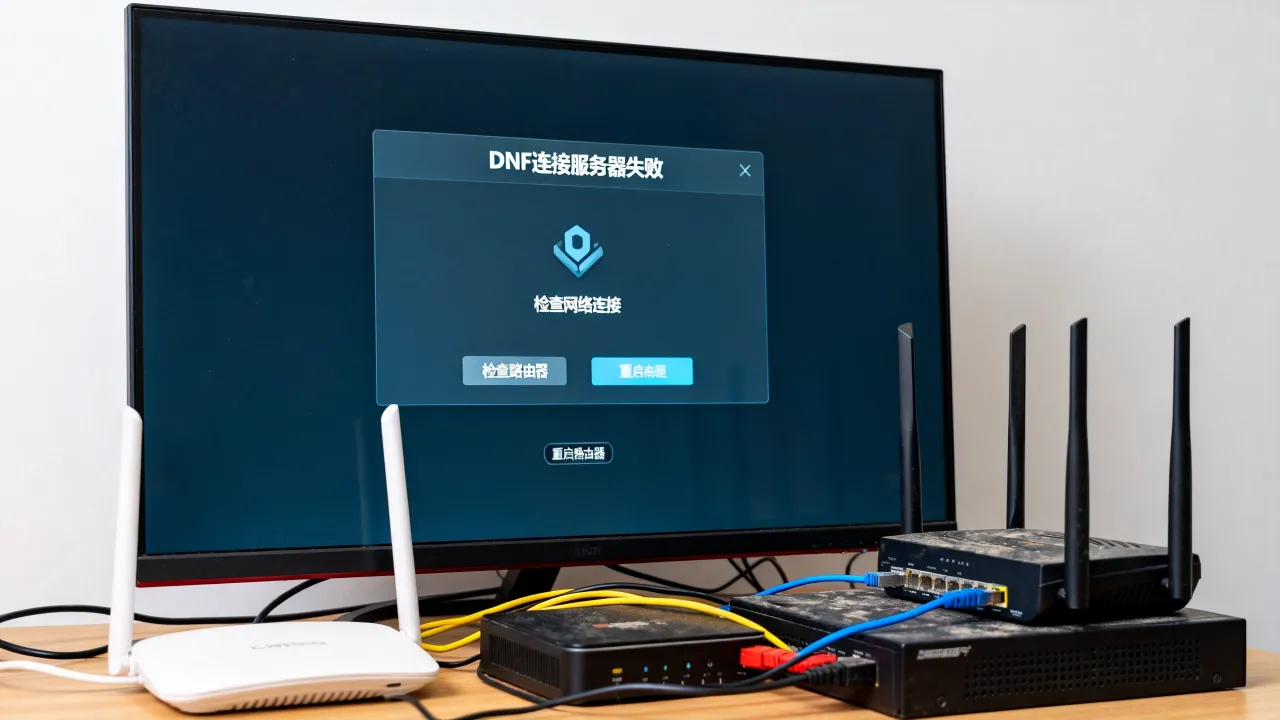 为什么DNF总是连接不上服务器失败怎么办，DNF连不上服务器