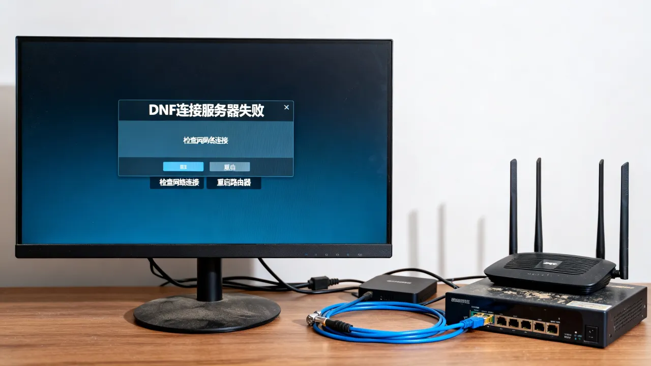 为什么DNF总是连接不上服务器失败怎么办，DNF连不上服务器