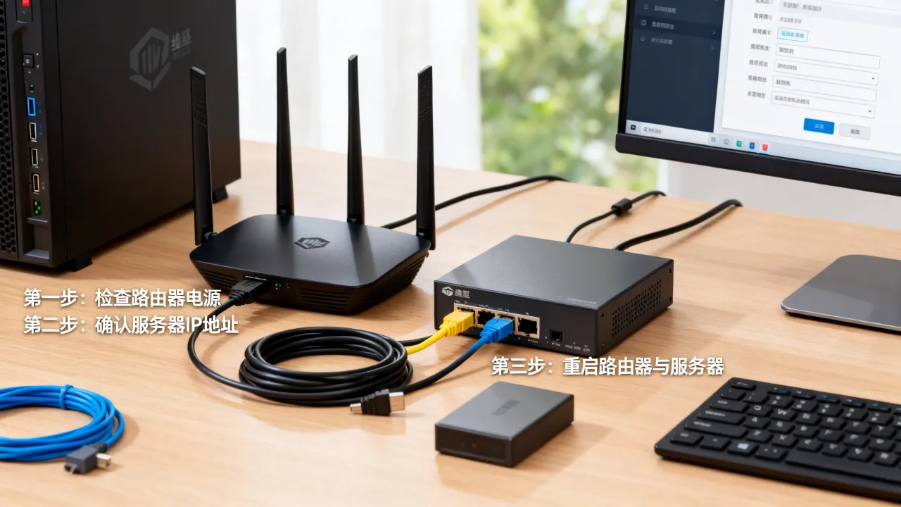 维盟路由器连接服务器怎么设置？，连接不上怎么办？