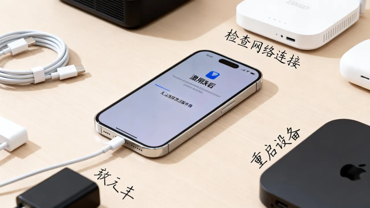 为什么iphone无法连接激活服务器出错，iphone激活服务器出错怎么解决