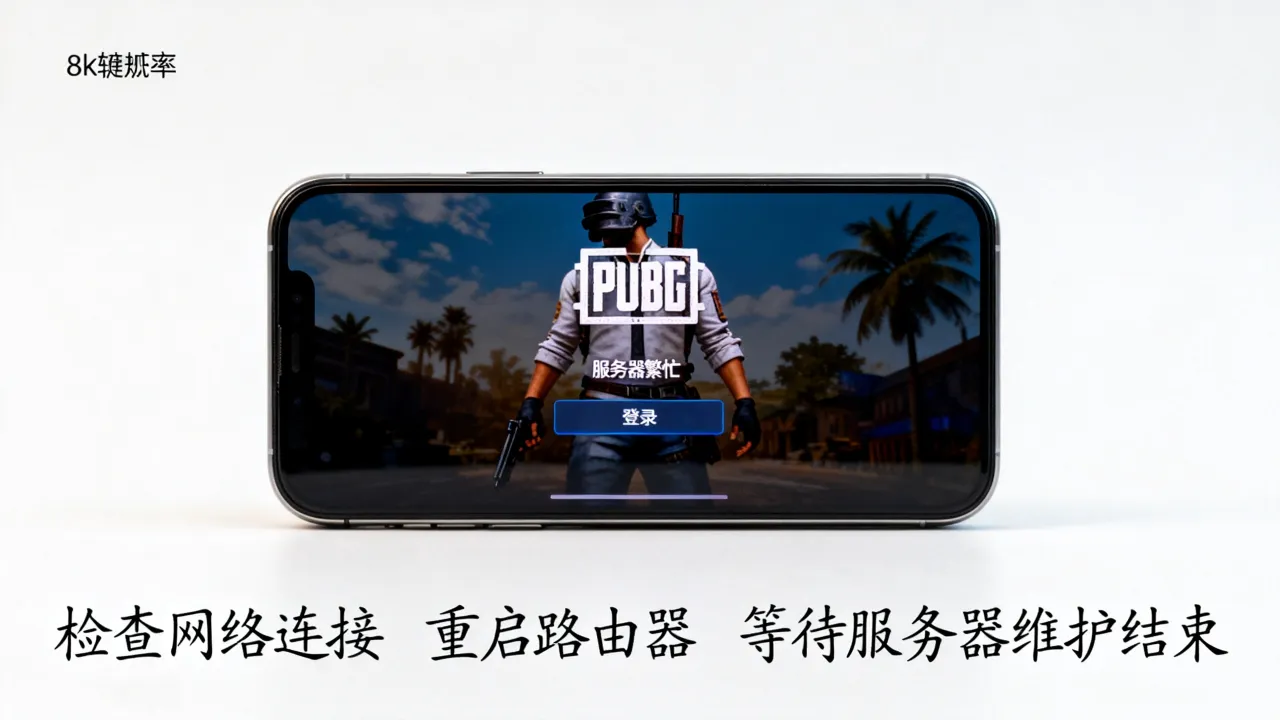 为什么登录pubg一直提示服务器繁忙，pubg登录服务器繁忙怎么解决