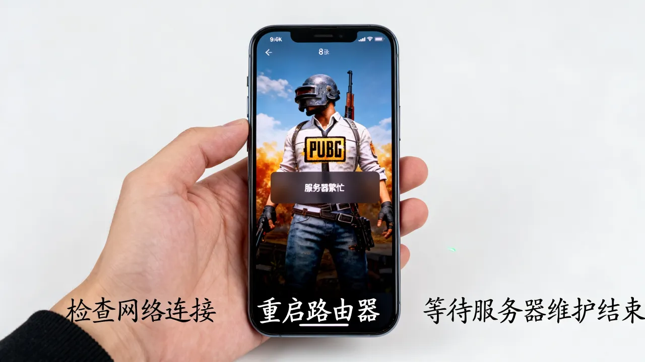 为什么登录pubg一直提示服务器繁忙，pubg登录服务器繁忙怎么解决