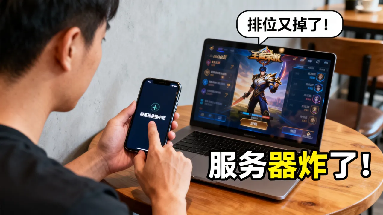 王者服务器为什么炸了，排位掉线算谁输？