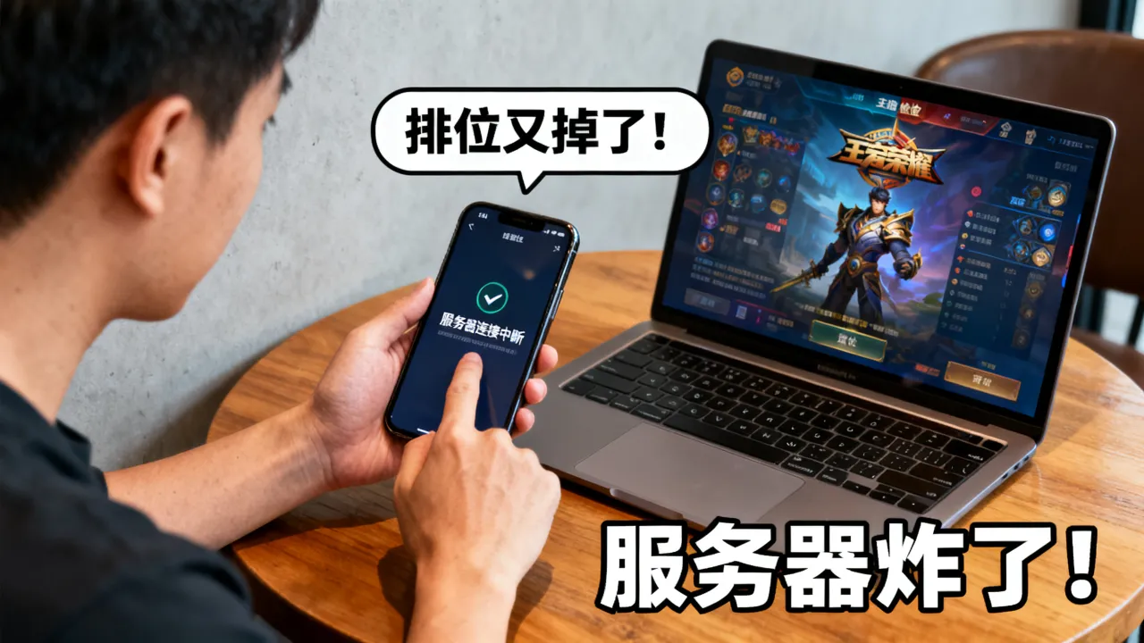 王者服务器为什么炸了，排位掉线算谁输？