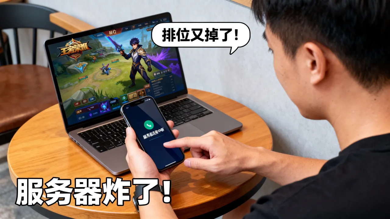 王者服务器为什么炸了，排位掉线算谁输？